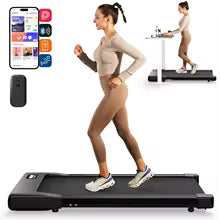 Walking Pad Under Desk Treadmill 2 in 1 Portable Treadmill with Remote Control LED Display 2.5HP Walkingpad for Home&Office Free Shipping