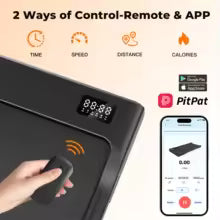 Walking Pad Under Desk Treadmill 2 in 1 Portable Treadmill with Remote Control LED Display 2.5HP Walkingpad for Home&Office Free Shipping