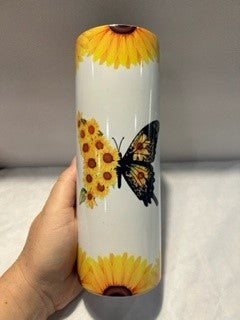 Tumbler Inspirational Sunflower Stainless Steel 20 oz